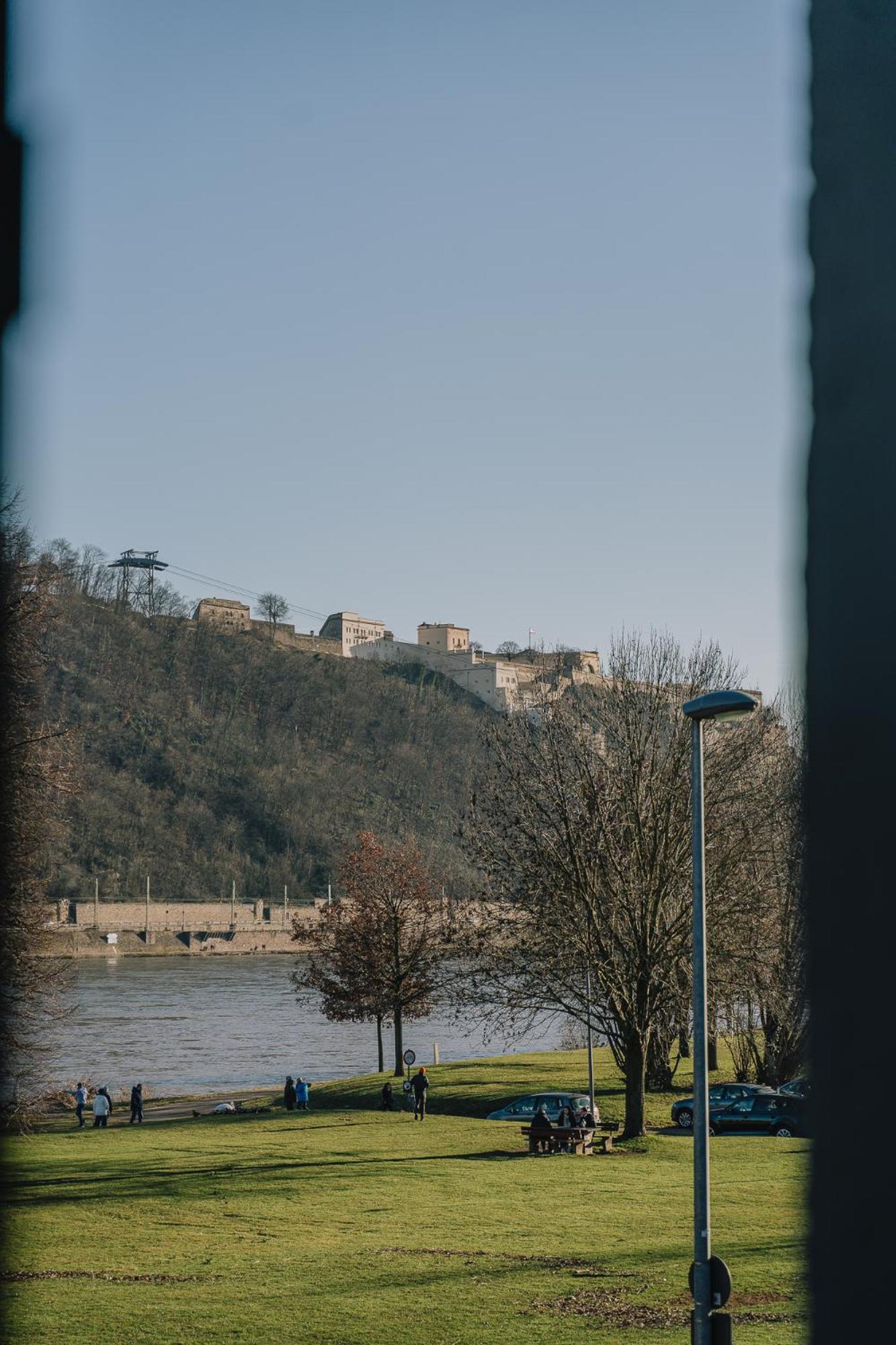 Апартаменты Gemuetliche Rheinblick Residenz Кобленц Экстерьер фото