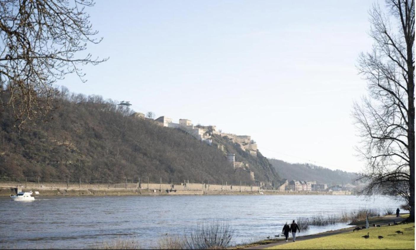 Апартаменты Gemuetliche Rheinblick Residenz Кобленц Экстерьер фото